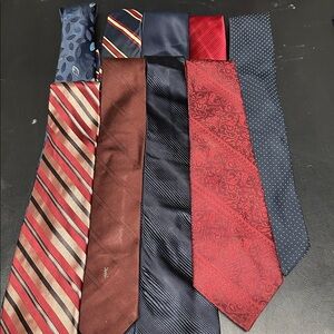 Prada, Yves St Laurent, and other ties